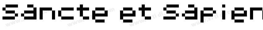 Sancte et Sapienter字体转换